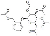 2-[(Acetyloxy)methyl]phenyl β-D-glucopyranoside 2,3,4,6-tetraacetate Struktur