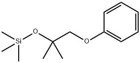 (1,1-Dimethyl-2-phenoxyethoxy)trimethylsilane Struktur