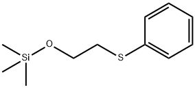 Trimethyl[2-(phenylthio)ethoxy]silane Struktur