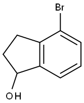 4-BROMO-2,3-DIHYDRO-1H-INDEN-1-OL Struktur