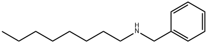 N-benzyl-1-octanamine Struktur