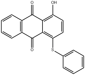 1-Hydroxy-4-(phenylthio)anthraquinone Struktur