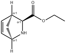 2-Azabicyclo[2.2.1]hept-5-ene-3-carboxylicacid,ethylester,endo-(9CI) Struktur