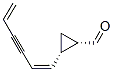 Cyclopropanecarboxaldehyde, 2-(1,5-hexadien-3-ynyl)-, [1S-[1alpha,2alpha(Z)]]- (9CI) Struktur