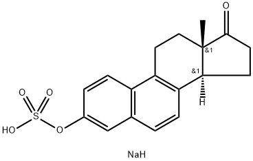 1,3,5(10), 6,8-ESTRAPENTAEN-3-OL-17-ONE SULPHATE, SODIUM SALT Struktur