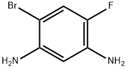 2-Bromo-4-fluorobenzene-1,5-diamine Struktur