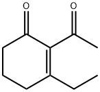 2-Cyclohexen-1-one, 2-acetyl-3-ethyl- (9CI) Struktur