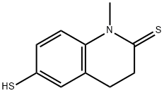 2(1H)-Quinolinethione,  3,4-dihydro-6-mercapto-1-methyl- Struktur