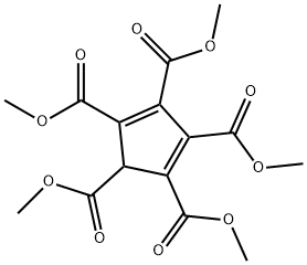 PENTAMETHYL CYCLOPENTADIENE-1,2,3,4,5-PENTACARBOXYLATE Struktur