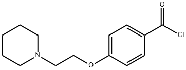 4-(2-Piperidinoethoxy)benzoic acid hydrochloride Struktur