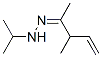 3-Methyl-4-penten-2-one isopropyl hydrazone Struktur