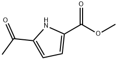 1H-Pyrrole-2-carboxylic acid, 5-acetyl-, methyl ester (9CI) Struktur