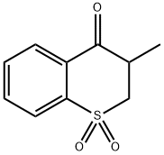 3,4-Dihydro-3-methyl-4-oxo-2H-1-benzothiopyran 1,1-dioxide Struktur