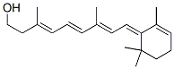 (3E,5E,7E)-9-[(3E)-2,4,4-Trimethyl-1-cyclohexen-3-ylidene]-3,7-dimethylnona-3,5,7-trien-1-ol Struktur