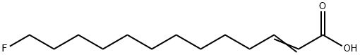 13-Fluoro-2-tridecenoic acid Struktur