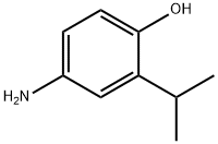 Phenol, 4-amino-2-(1-methylethyl)- (9CI) Struktur