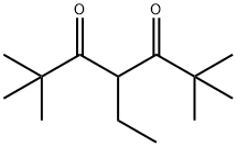 3,5-Heptanedione, 4-ethyl-2,2,6,6-tetramethyl- Struktur