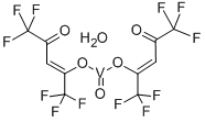 VANADIUM IV OXIDE BIS(HEXAFLUOROPENTANEDIONATE), MONOHYDRATE Struktur