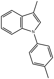 3-methyl-1-(4-methylphenyl)-1H-indole Struktur