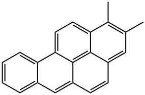 1,2-Dimethylbenzo[a]pyrene Struktur