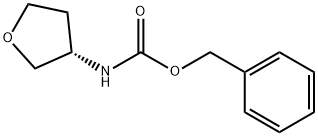 3-(S)-N-CBZ-TETRAHYDROFURAN-3-YL-AMINE Struktur