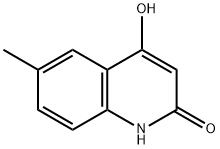 2-hydroxy-6-methyl-1H-quinolin-4-one Struktur