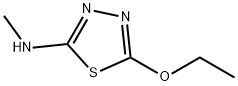 1,3,4-Thiadiazole,  2-ethoxy-5-(methylamino)-  (8CI) Struktur