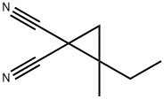 2-Ethyl-2-methyl-1,1-cyclopropanedicarbonitrile Struktur