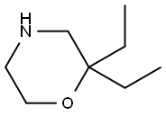 2,2-DIETHYLMORPHOLINE Struktur