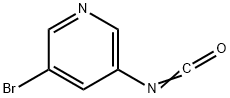 Pyridine, 3-bromo-5-isocyanato- (9CI) Struktur