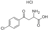 DL-2-AMINO-4-(4-CHLOROPHENYL)-4-OXOBUTANOIC ACID HCL Struktur