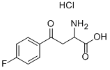 DL-2-AMINO-4-(4-FLUOROPHENYL)-4-OXOBUTANOIC ACID HCL Struktur