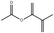 3-methylbuta-1,3-dien-2-yl acetate Struktur