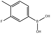 3-Fluoro-4-methylphenylboronic acid Structure