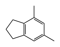 4,6-Dimethylindan Struktur