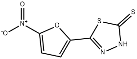 5-(5-NITRO-2-FURYL)-1,3,4-THIADIAZOLE-2-THIOL Struktur