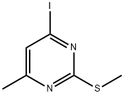 4-IODO-6-METHYL-2-METHYLTHIO-PYRIMIDINE
 Struktur