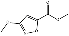 5-Isoxazolecarboxylicacid,3-methoxy-,methylester(8CI,9CI) Struktur