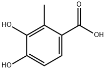 Benzoic acid, 3,4-dihydroxy-2-Methyl- Struktur