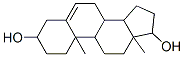 10,13-dimethyl-2,3,4,7,8,9,11,12,14,15,16,17-dodecahydro-1H-cyclopenta [a]phenanthrene-3,17-diol Struktur