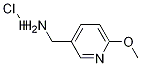 C-(6-Methoxy-pyridin-3-yl)-MethylaMine hydrochloride Struktur