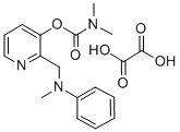 2-((Methylphenylamino)methyl)-3-pyridinyl dimethylcarbamate ethanedioa te (1:1) Struktur