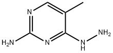 4(1H)-Pyrimidinone, 2-amino-5-methyl-, hydrazone (9CI) Struktur