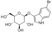 5-Bromo-3-indolyl-beta-D-glucopyranoside Struktur