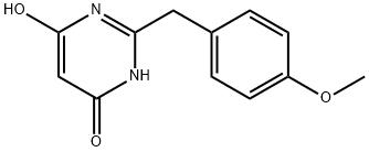 2-(4-METHOXYBENZYL)-4,6-PYRIMIDINEDIOL Struktur