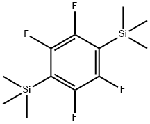 1,4-BIS(TRIMETHYLSILYL)TETRAFLUOROBENZENE Struktur