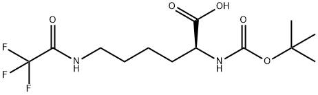 BOC-LYS(TFA)-OH Structure