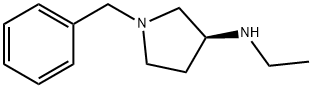 (3S)-(+)-1-BENZYL-3-(ETHYLAMINO)PYRROLIDINE Struktur