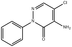 4-AMINO-5-CHLORO-2-PHENYL-2H-PYRIDAZIN-3-ONE Struktur