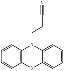 10H-Phenothiazine-10-propanenitrile Struktur